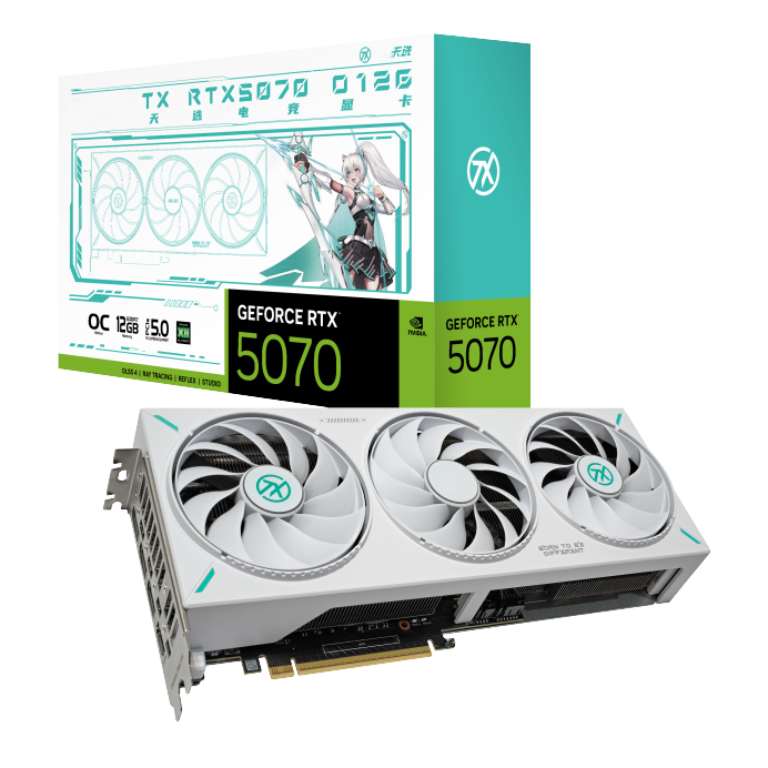 Pc Gaming Nvidia - 2025 TX-RTX5070-O12G GDDR7 OC RTX 5070
