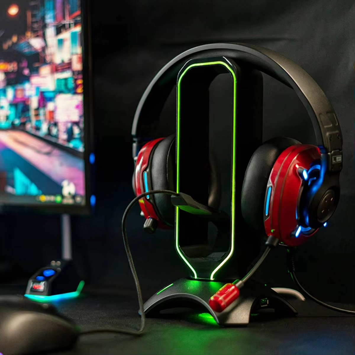 Stable- RGB Gaming Headphone S - Mouse Bungee Holder review and price