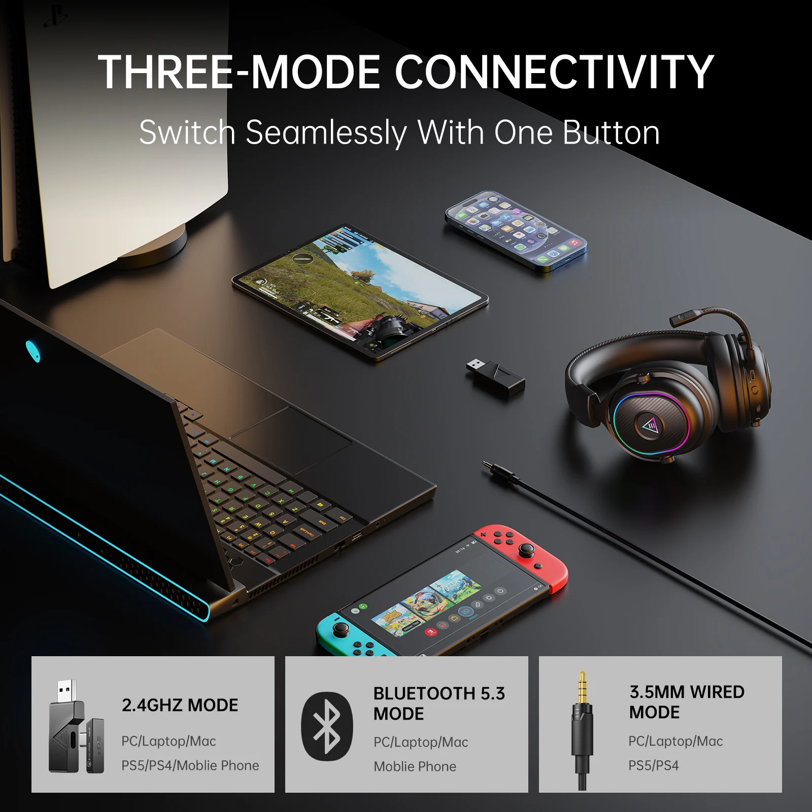 Oneodio EKSA MaKo BT Bluetooth - Pc Gaming Earbuds review and price