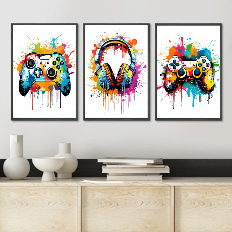 Colorful Graffiti Game Control - Gaming Controller review and price