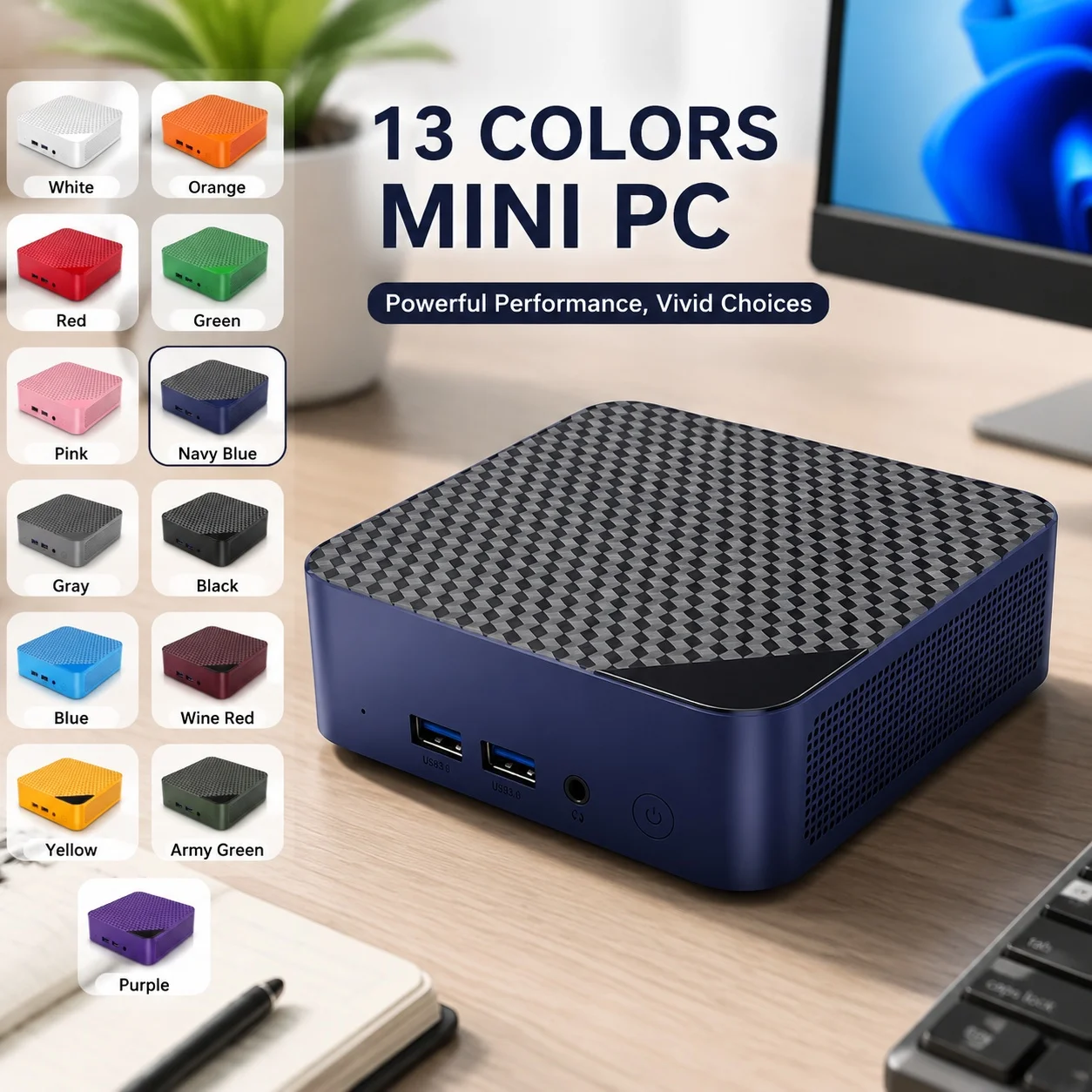 Portable Mini PC Intel Core N1 - Pc Gaming Editing review and price