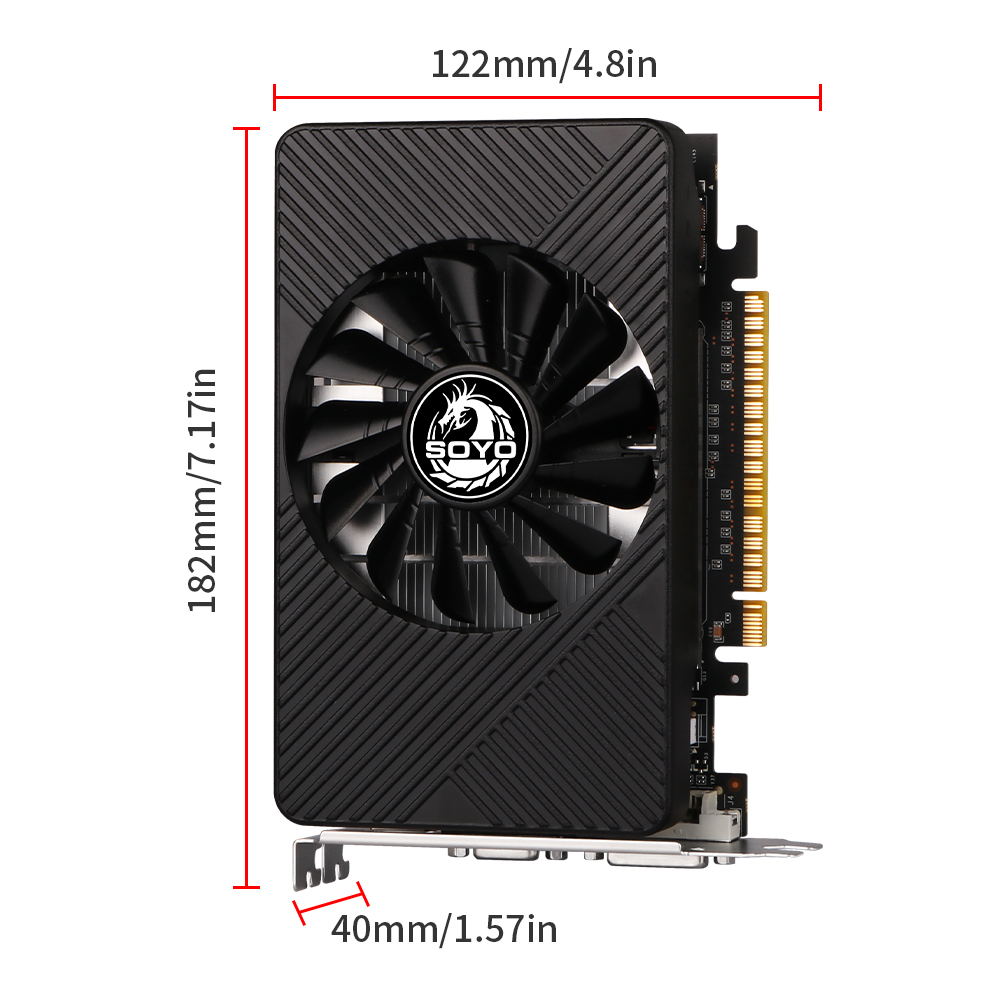 SOYO GTX 550TI GDDR5 Graphics  - Pc Gaming Nvidia review and price