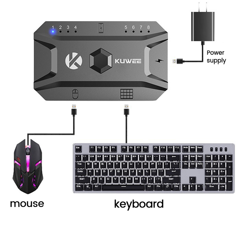 Bluetooth Hub USB 5.0 Converte - Mouse Bungee Holder review and price