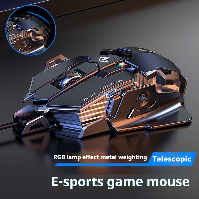 EWEADN Wired Gaming Mouse, RGB - Mouse Bungee Holder review and price